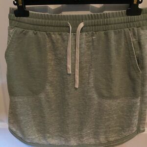 Casual Olive Mini Skirt